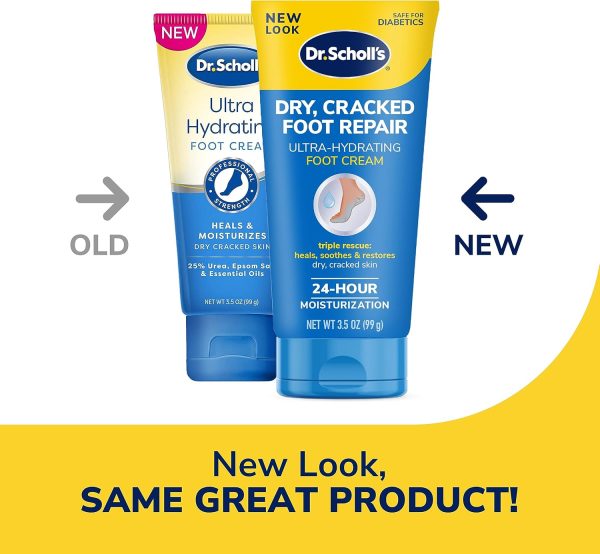 Dr Scholl's Dry Cracked Foot Repair Cream 3.5oz & Nice 'n Clean SmudgeGuard Lens Wipes 100 Count - Image 4