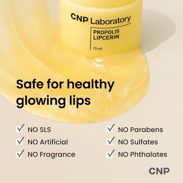 CNP Honey Lip Butter (0.5 fl.oz / 15ml) - Propolis Lipcerin™, Hydrating Overnight Manuka Lip Balm & Mask, 12hrs Long-lasting Moisture, Gentle Exfoliation, Hygienic Twist Dispenser, Korean Skin Care - Image 8