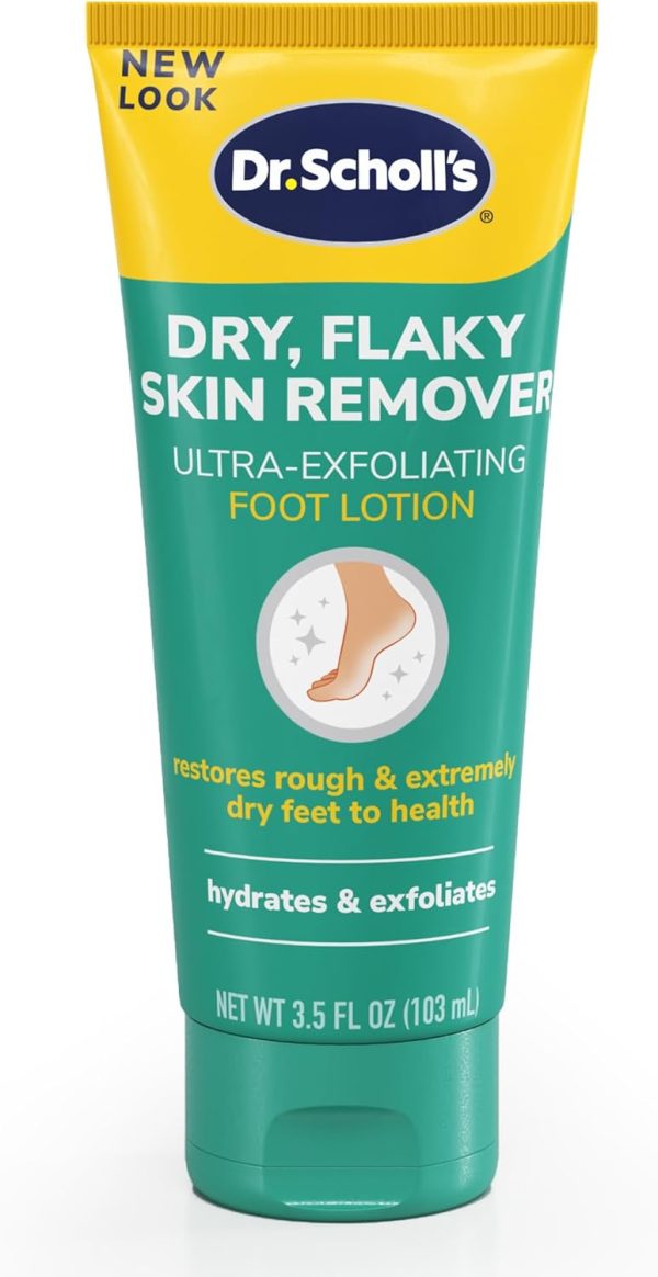 Dr Scholl's Dry, Cracked Foot Repair Ultra-Hydrating Foot Cream Moisturizer, 3.5 oz, Skin Care Foot Lotion with 25% Urea for Dry Cracked Feet, Heals and Moisturizes for Healthy Feet