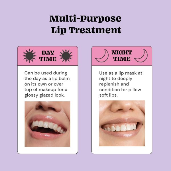Glossmetics Lychee-Berry Overnight Lip Mask - Hydrating, Moisturizing Lip Balm for Soft, Smooth Lips - Image 4