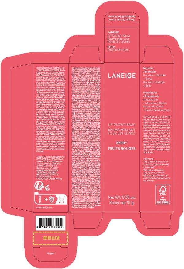 LANEIGE Lip Glowy Balm: Hydrate, Glossy, Lightweight, Moisturize & Tint with Shea Butter - Image 11