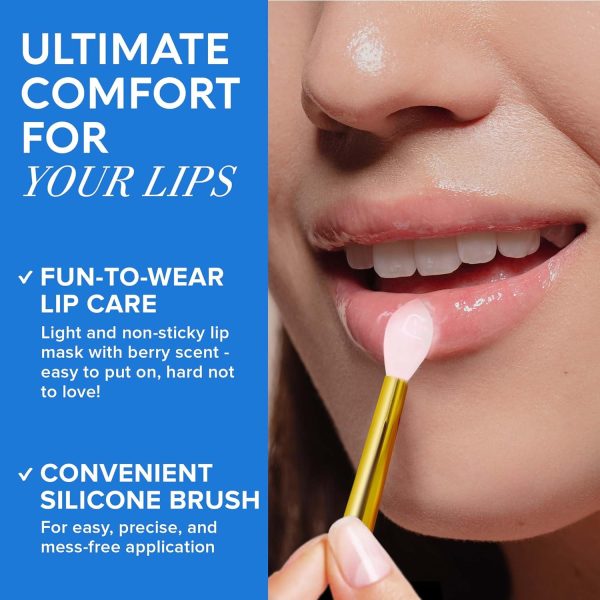 MAREE Lip Mask with Hyaluronic Acid & Coconut Oil - Overnight Collagen Lip Butter to Nourish & Hydrate Dry Cracked Lips - Moisturizer for Skin Care with Shea & Cocoa Butter - Sleeping Lip Butter Balm - Image 5