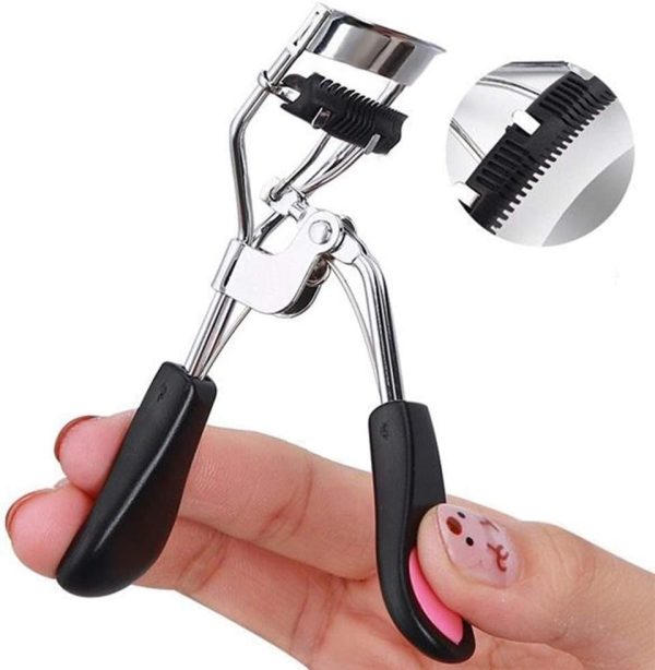 Pinkiou Eyelash Curlers with Comb and Eeylash Separator Set Professional Lash Curler with Built-in Comb Ergonomic Heart-Shaped Handle and Eyelash Comb Tool for Daily Makeup - Image 3