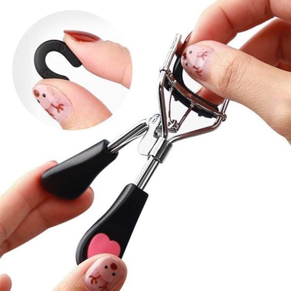 Pinkiou Eyelash Curlers with Comb and Eeylash Separator Set Professional Lash Curler with Built-in Comb Ergonomic Heart-Shaped Handle and Eyelash Comb Tool for Daily Makeup - Image 8