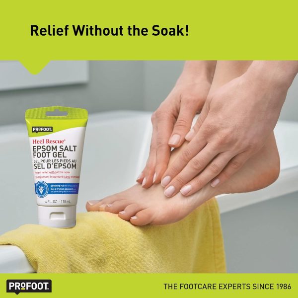 PROFOOT Epsom Salt Foot Gel, 4 Ounce, Soothing Relief for Painful, Tired, Aching Feet, Ditch the Foot Bath for Instant Relief - Image 2